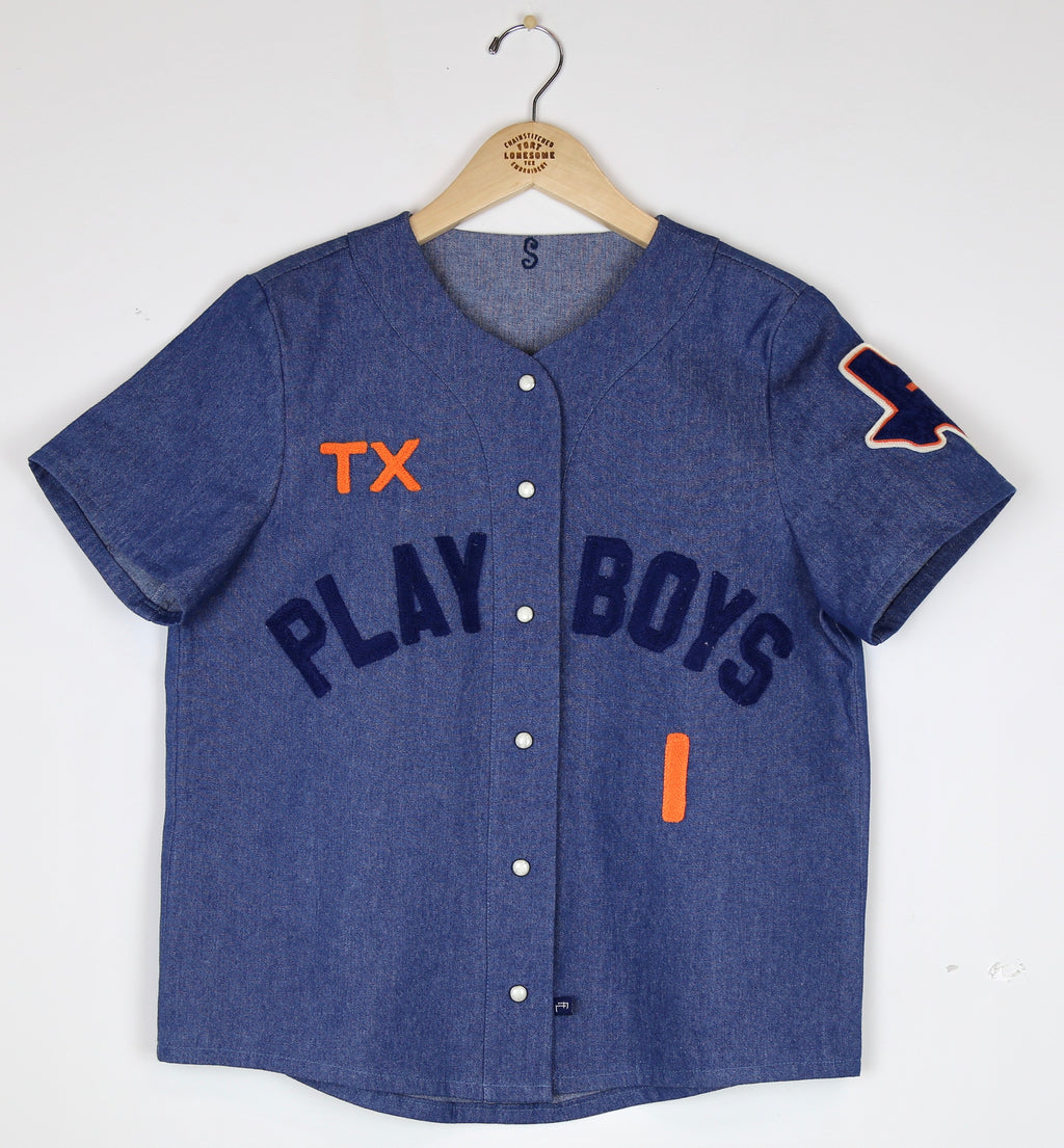 Women's Official Texas Playboys Denim Jersey pre-order