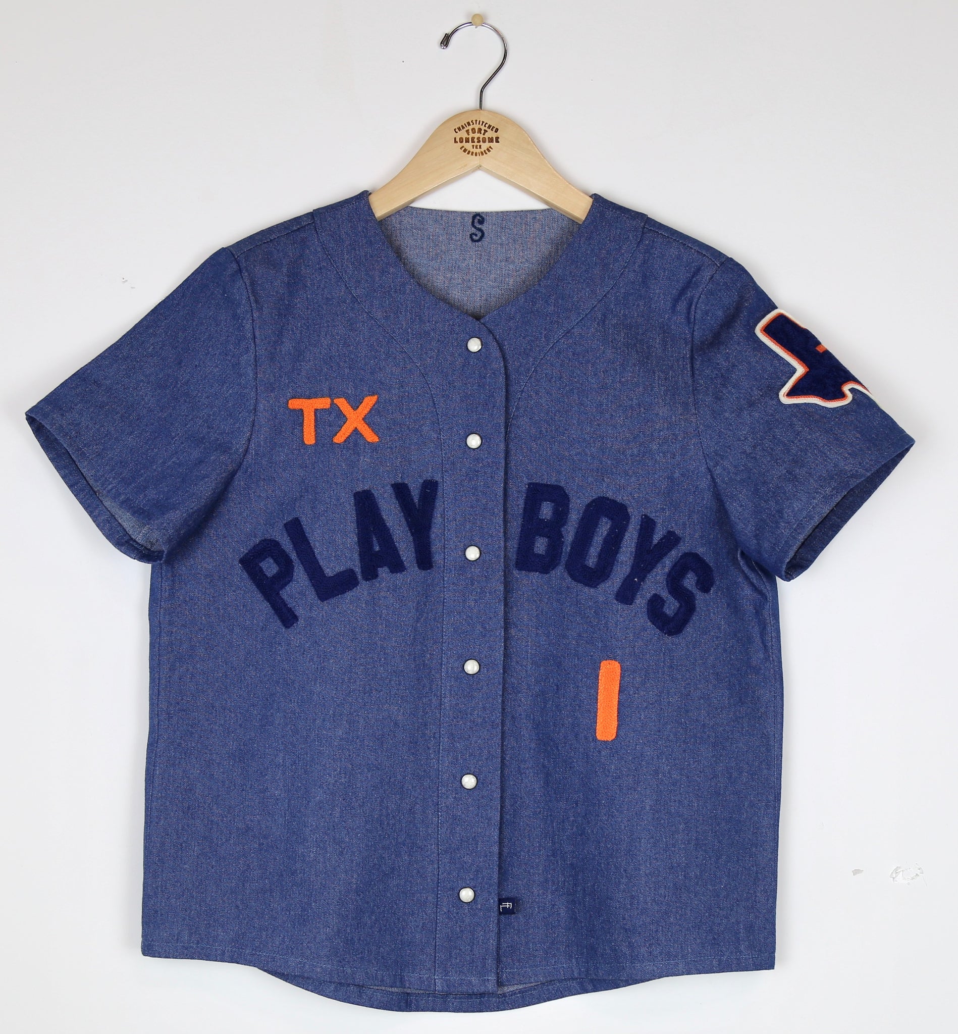 Women's Official Texas Playboys Denim Jersey pre-order