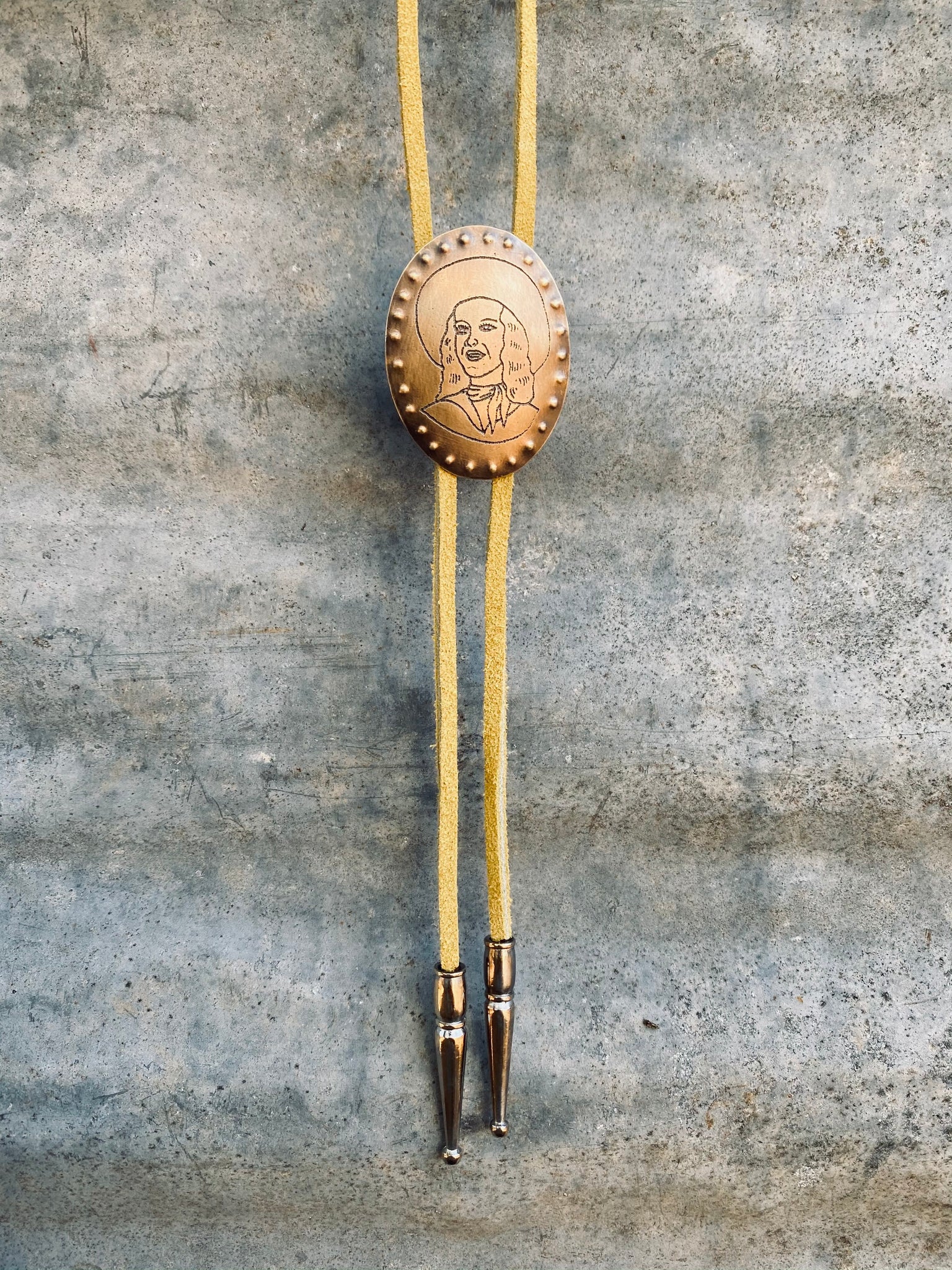 Claire Sommers Buck x Fort Lonesome Cowgirl Bolo Tie