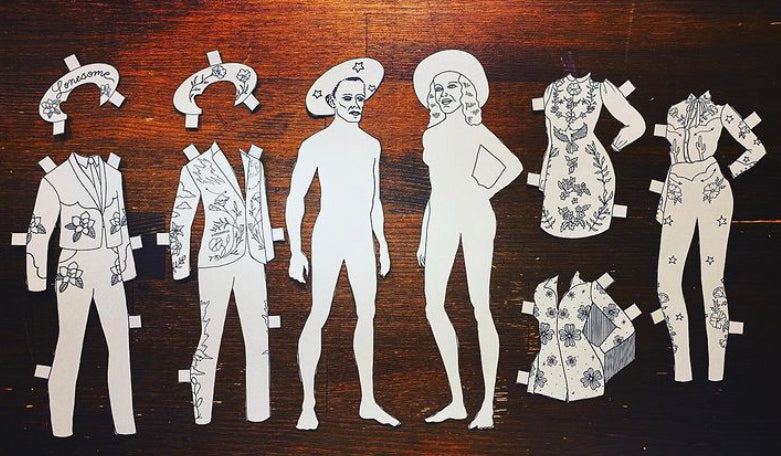 Fort Lonesome Coloring Book + Paper Dolls