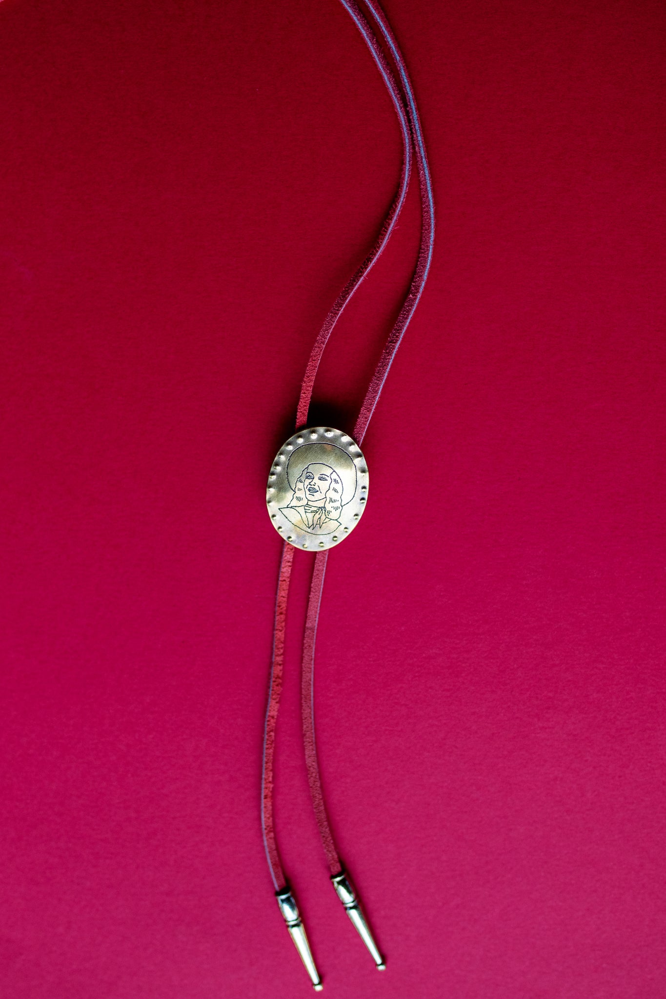 Claire Sommers Buck x Fort Lonesome Cowgirl Bolo Tie