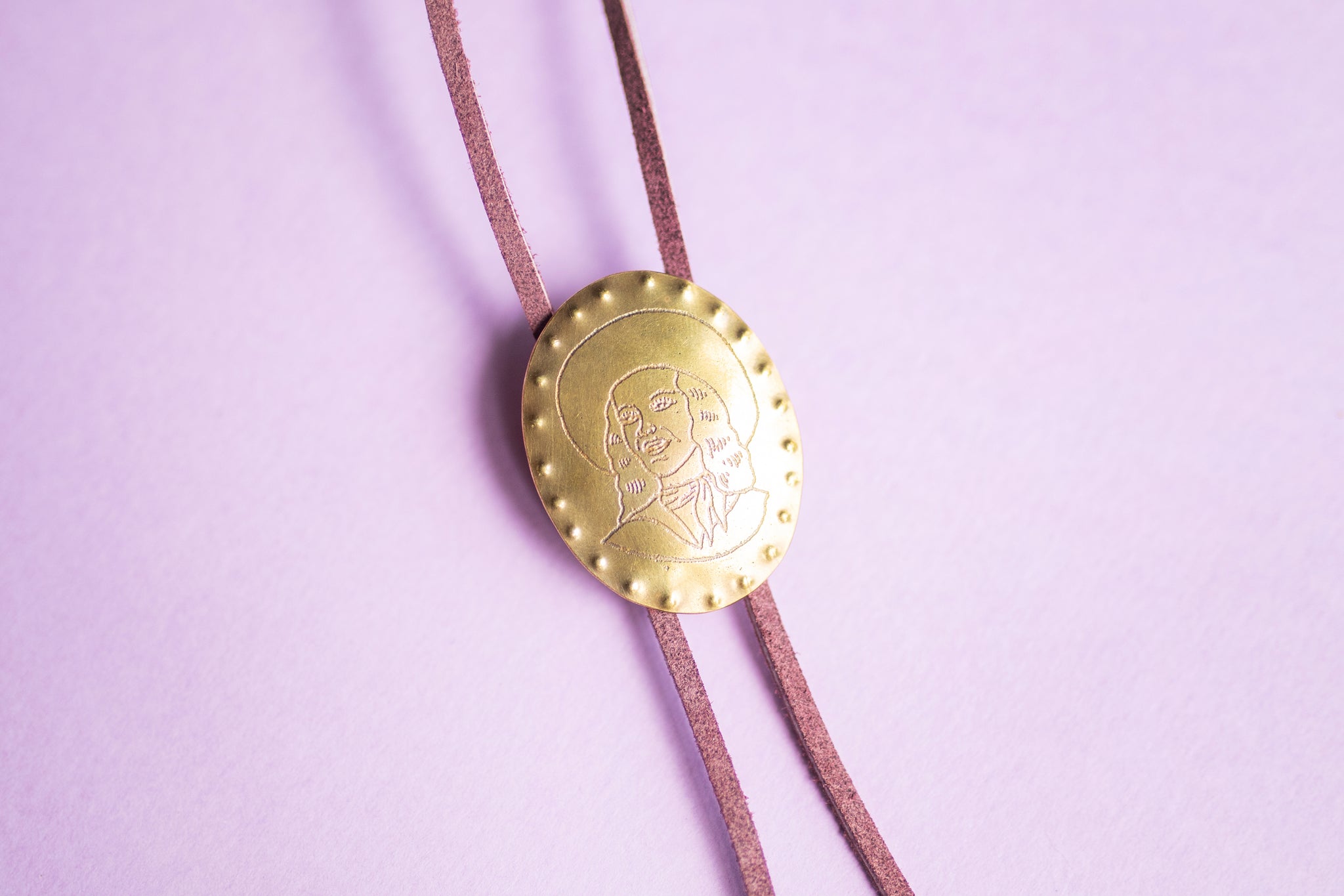 Claire Sommers Buck x Fort Lonesome Cowgirl Bolo Tie