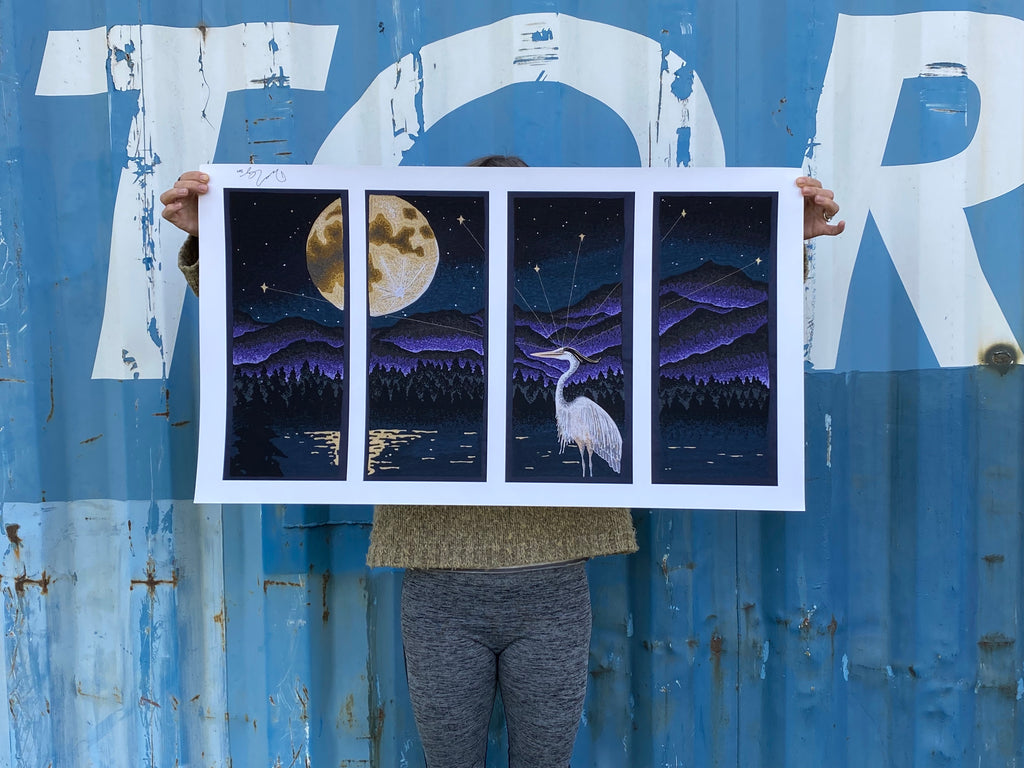 Into the Low Light You Have Made Yourself Known - 2017 Print