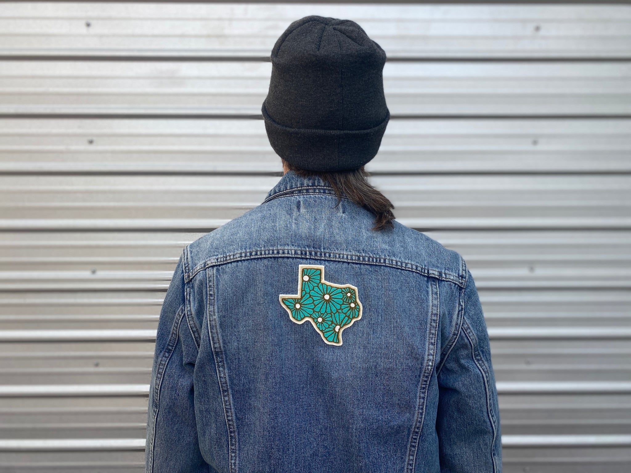 Texas Floral Chainstitch Patch Set