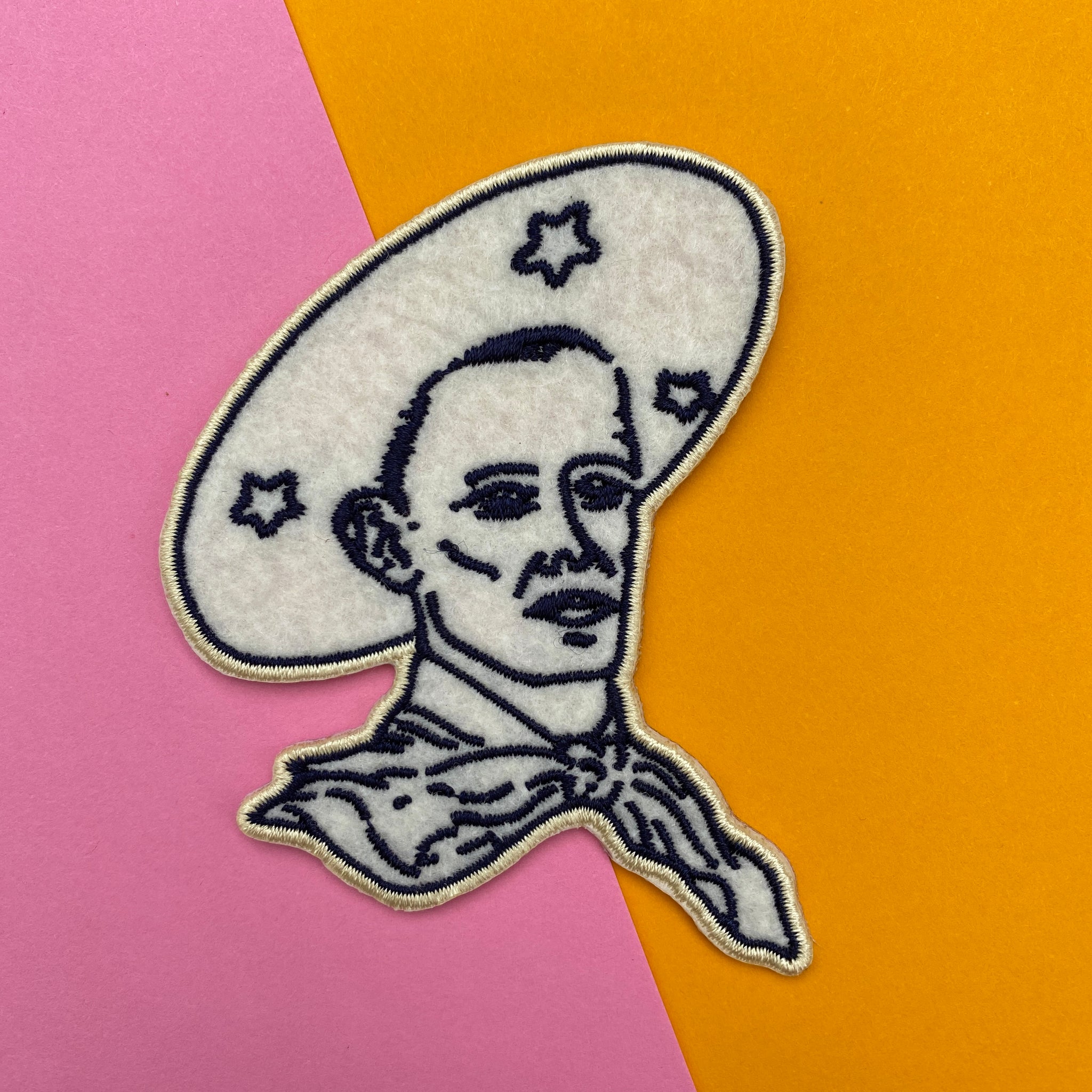 Fort Lonesome Cowboy Felt Logo Patch