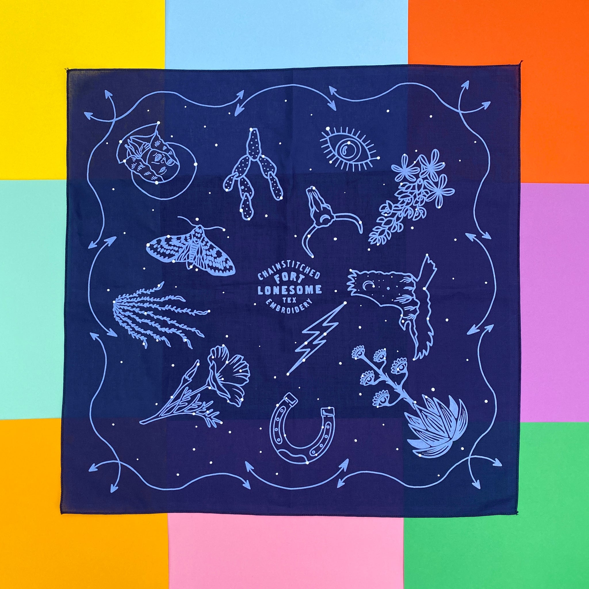 Fort Lonesome Constellation Bandana