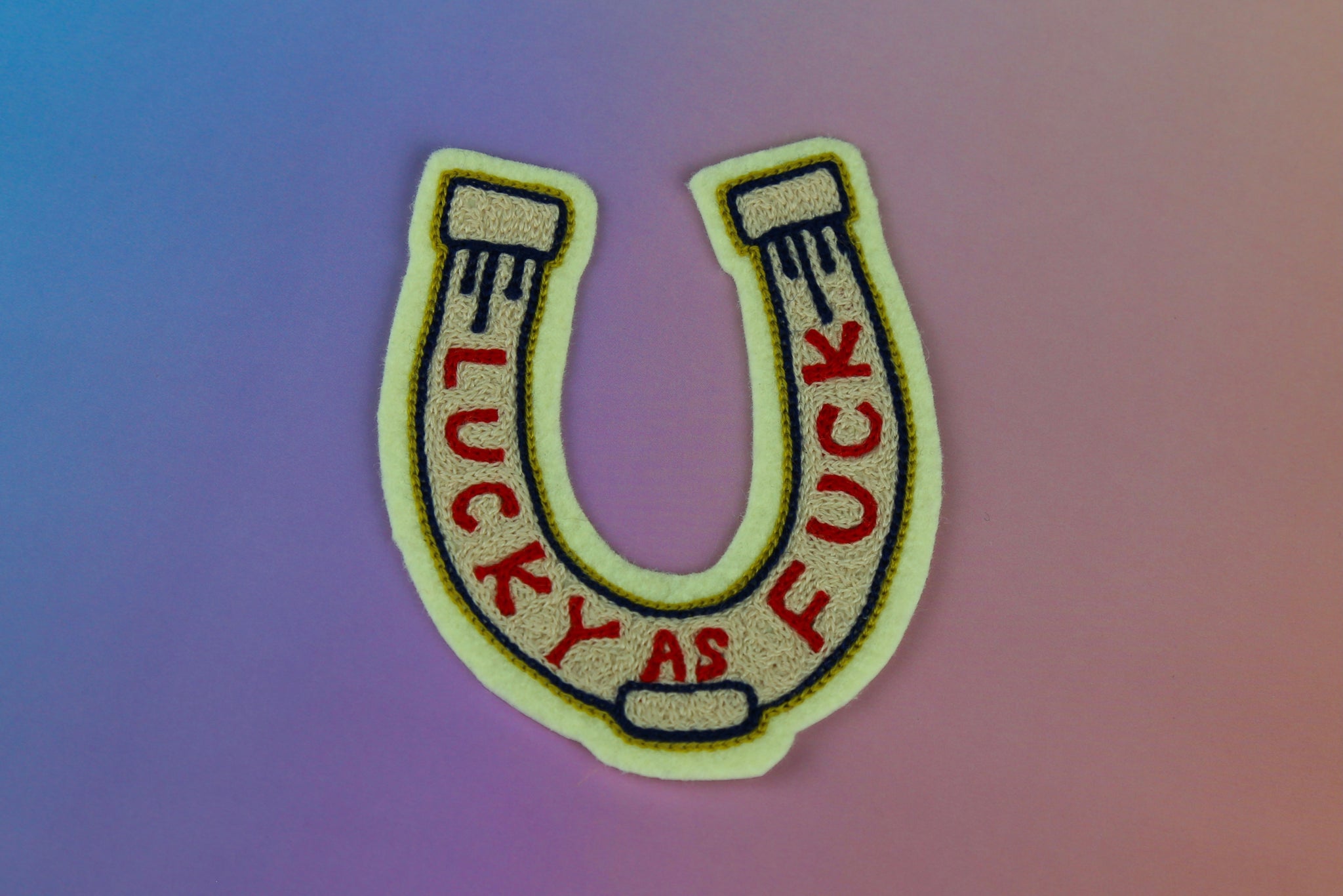 Lucky AF Chainstitch Patch