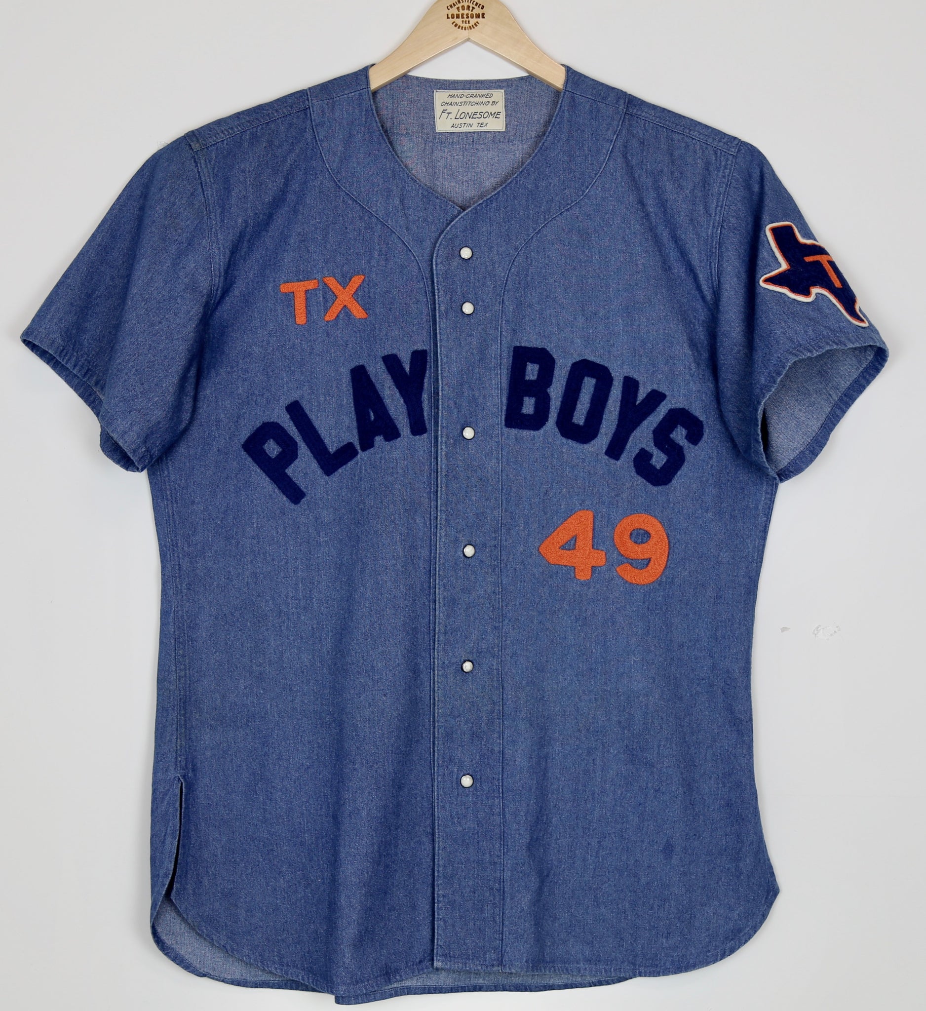 Men's Official Texas Playboys Denim Jersey pre-order