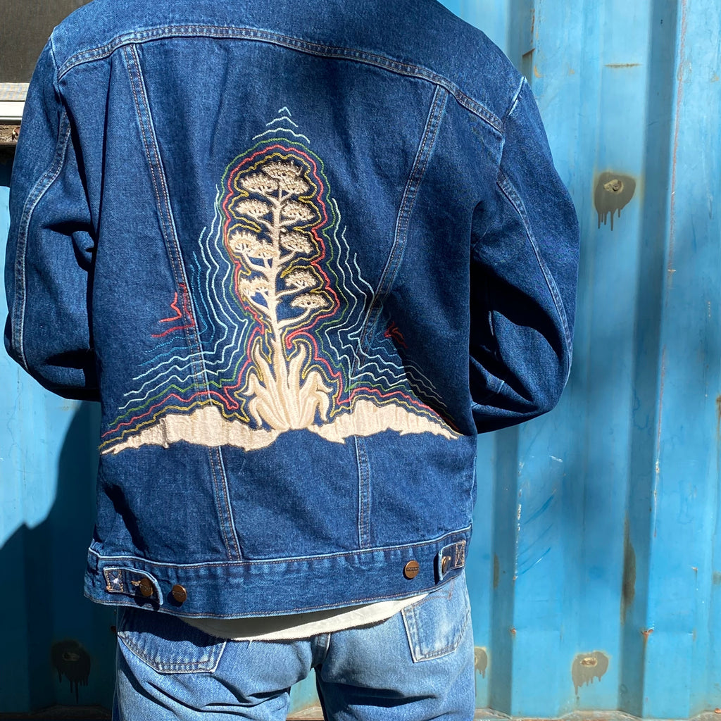 Wrangler Denim 124M Jacket with Century Ghost Stitching