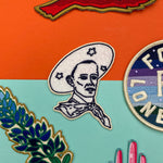 Fort Lonesome Cowboy Felt Logo Patch